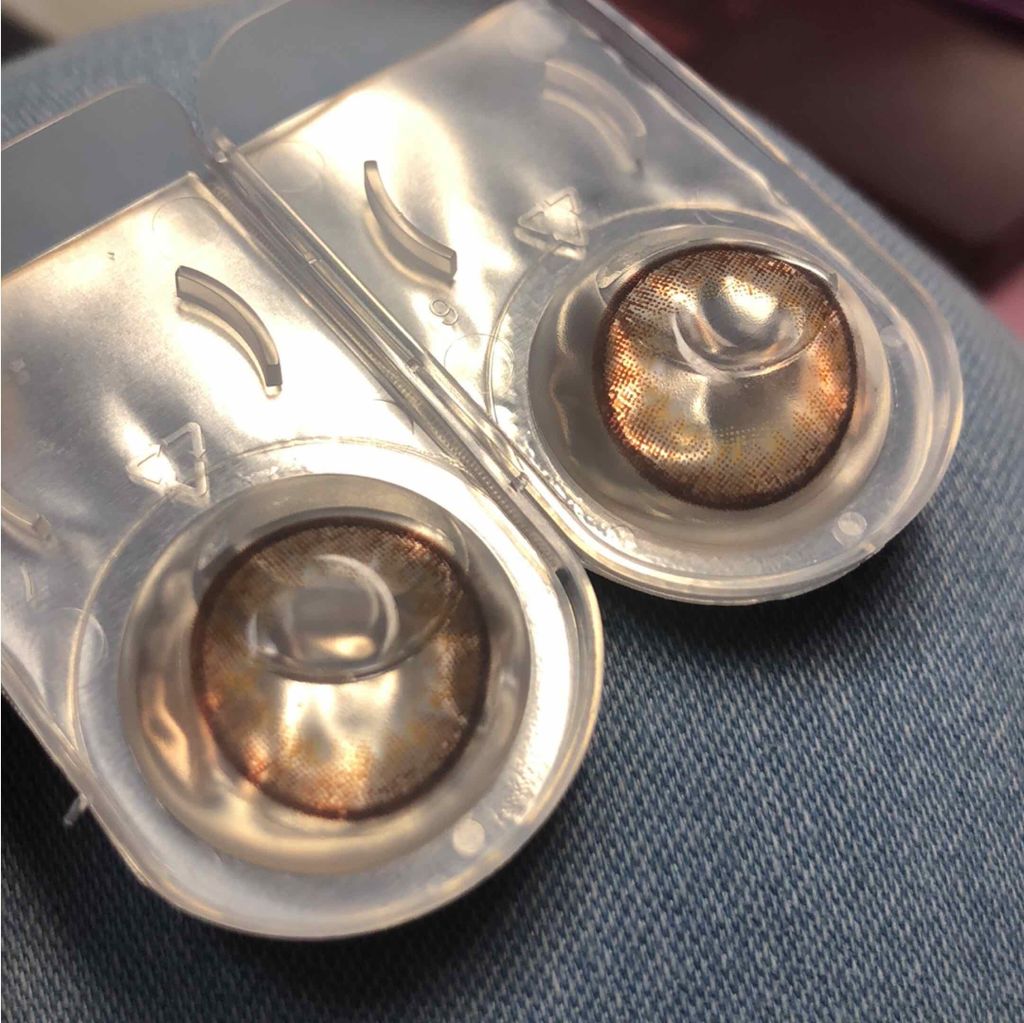 eye closet １day SweetSeries "Sweet"（アイクローゼット スウィートシリーズ スウィート） Orange Almond/EYE CLOSET/ワンデー（１DAY）カラコンを使ったクチコミ（2枚目）