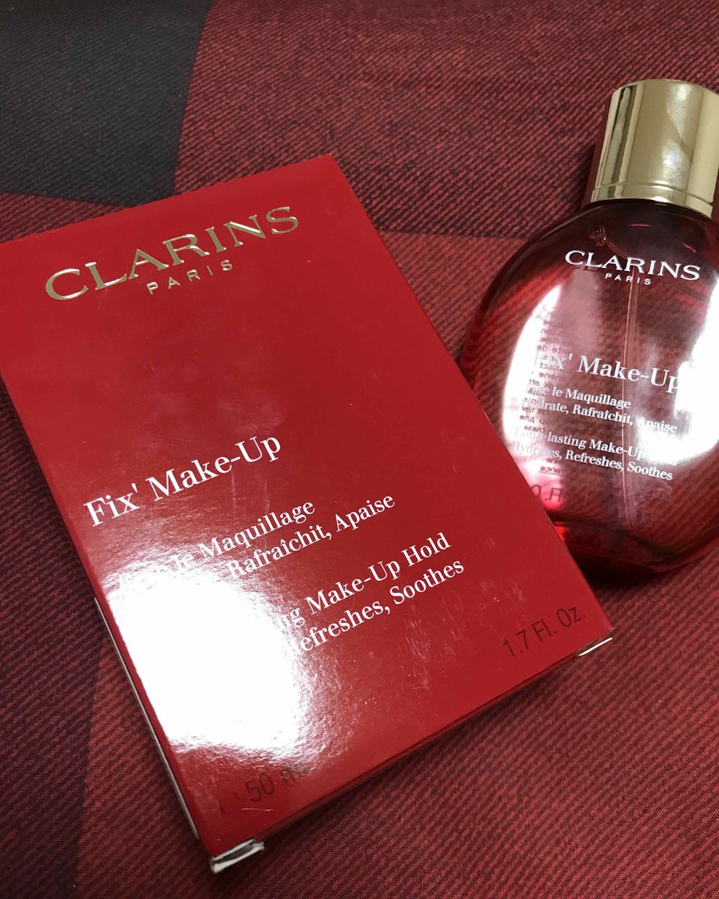 フィックス メイクアップ/CLARINS/ミスト状化粧水を使ったクチコミ(1枚目)