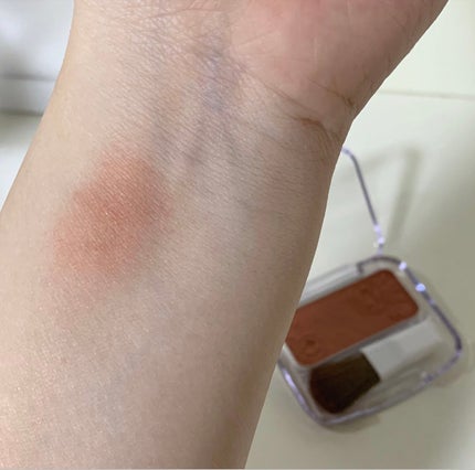 ナチュラル チークN 17 ウォームブラウン/CEZANNE/パウダーチークを使ったクチコミ(3枚目)