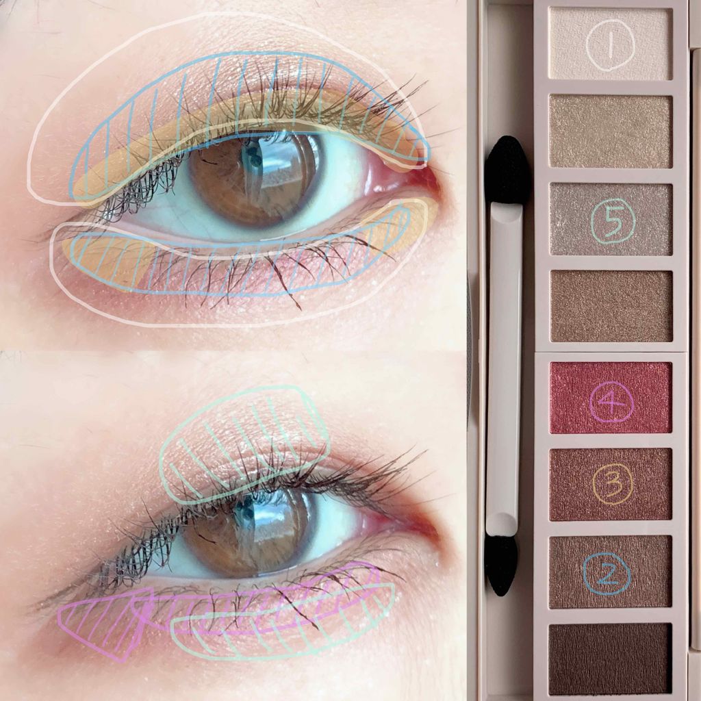 リシェ グラマラスモード アイパレット/Visée/アイシャドウパレットを使ったクチコミ（2枚目）