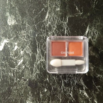 ツイン カラー アイシャドウ/ちふれ/アイシャドウパレットを使ったクチコミ(3枚目)