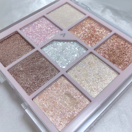 グリッターペディアアイパレット/unleashia/アイシャドウパレットを使ったクチコミ(5枚目)