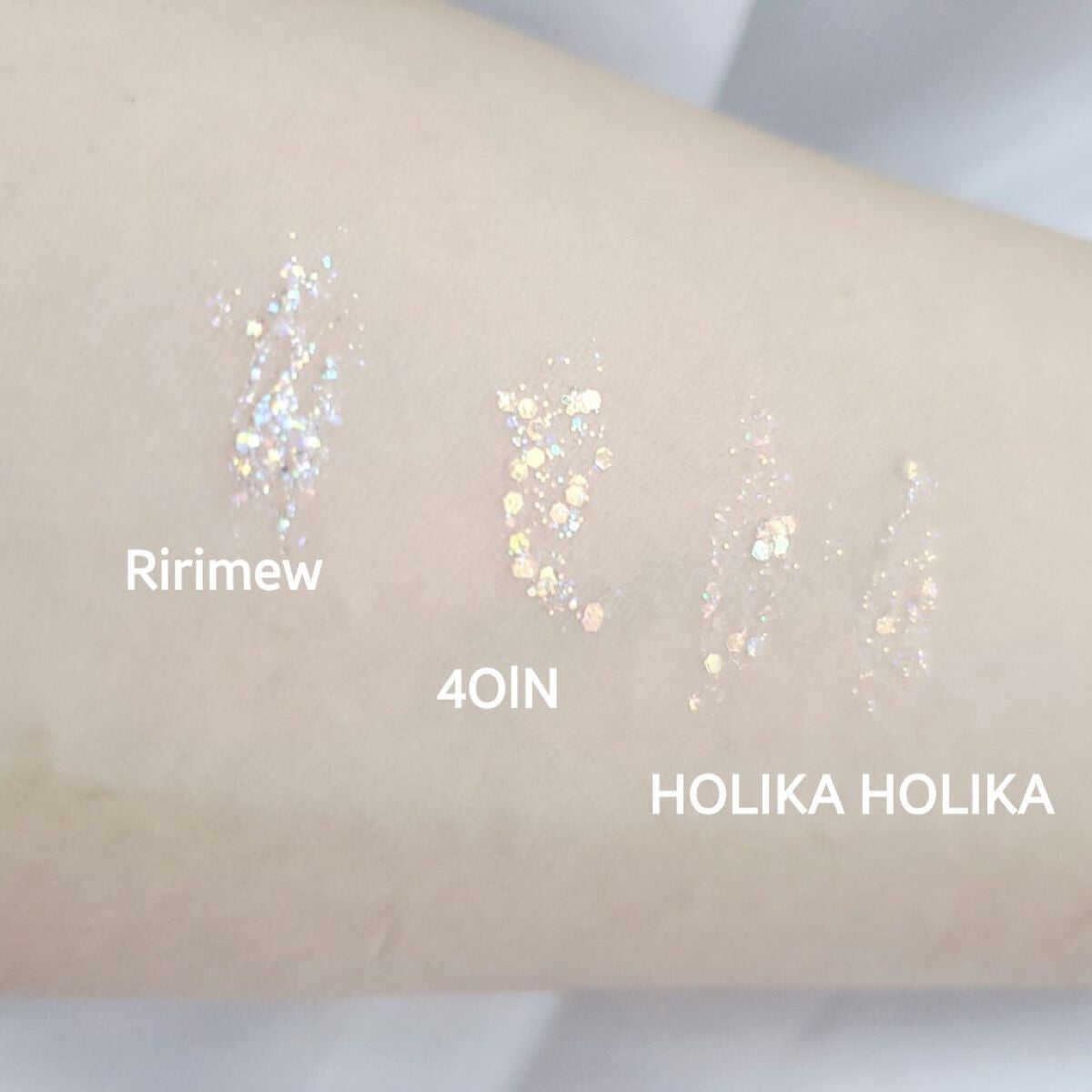 アイスパングルグリッター/HOLIKA HOLIKA/グリッターを使ったクチコミ(3枚目)