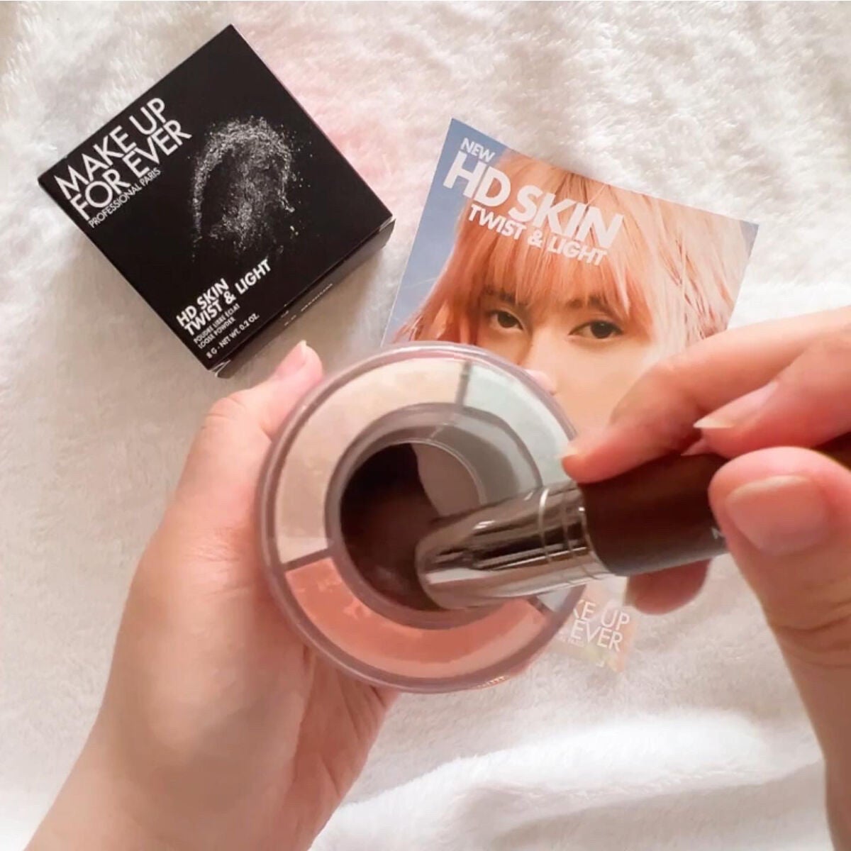 HDスキン ツイストライト/MAKE UP FOR EVER/ルースパウダーを使ったクチコミ(5枚目)