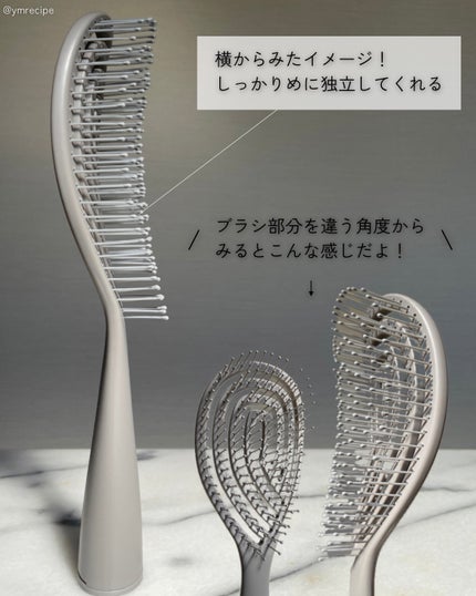 乾きやすいブローブラシ/DAISO/ヘアブラシを使ったクチコミ(5枚目)