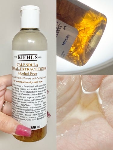 キールズ ハーバル トナー CL アルコールフリー/Kiehl's/化粧水を使ったクチコミ（1枚目）