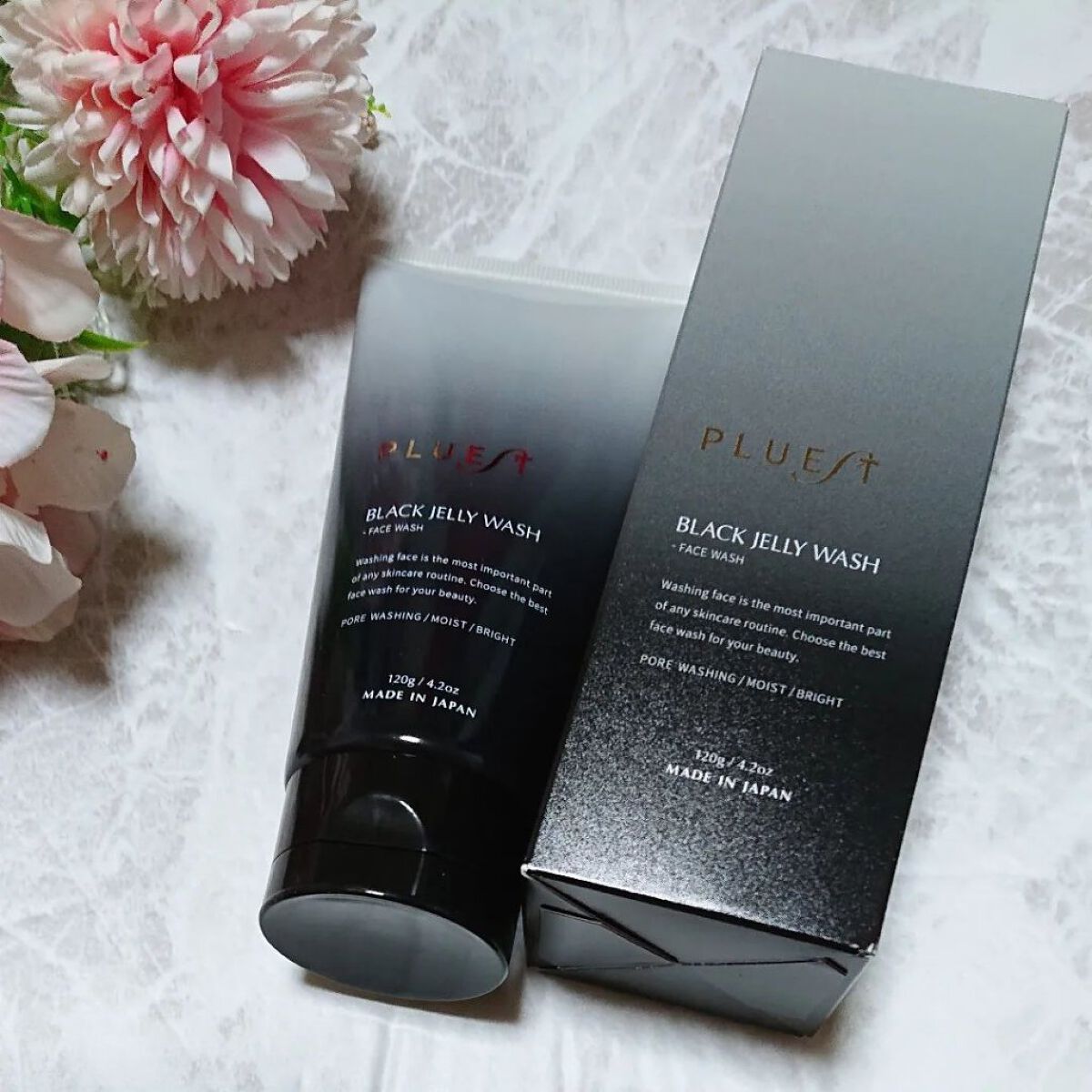 BLACK JELLY WASH（ブラックジェリーウォッシュ）/PLUEST/その他洗顔料を使ったクチコミ（3枚目）