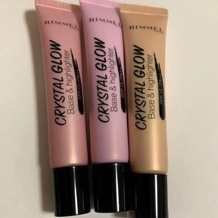 クリスタル グロウ ベース&ハイライター 002 クリスタル グロウ ピンク/リンメル ロンドン/化粧下地を使ったクチコミ(1枚目)