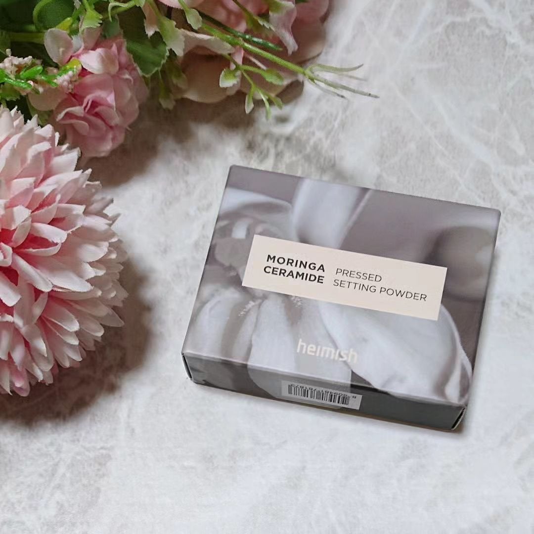モリンガセラミドセッティングパウダーパクト/heimish/プレストパウダーを使ったクチコミ(1枚目)