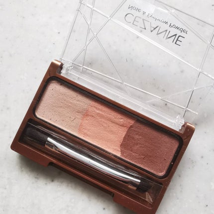 ノーズ&アイブロウパウダー/CEZANNE/パウダーアイブロウを使ったクチコミ(2枚目)