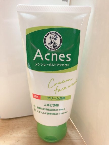 薬用クリーム洗顔/メンソレータム アクネス/洗顔フォームを使ったクチコミ(2枚目)