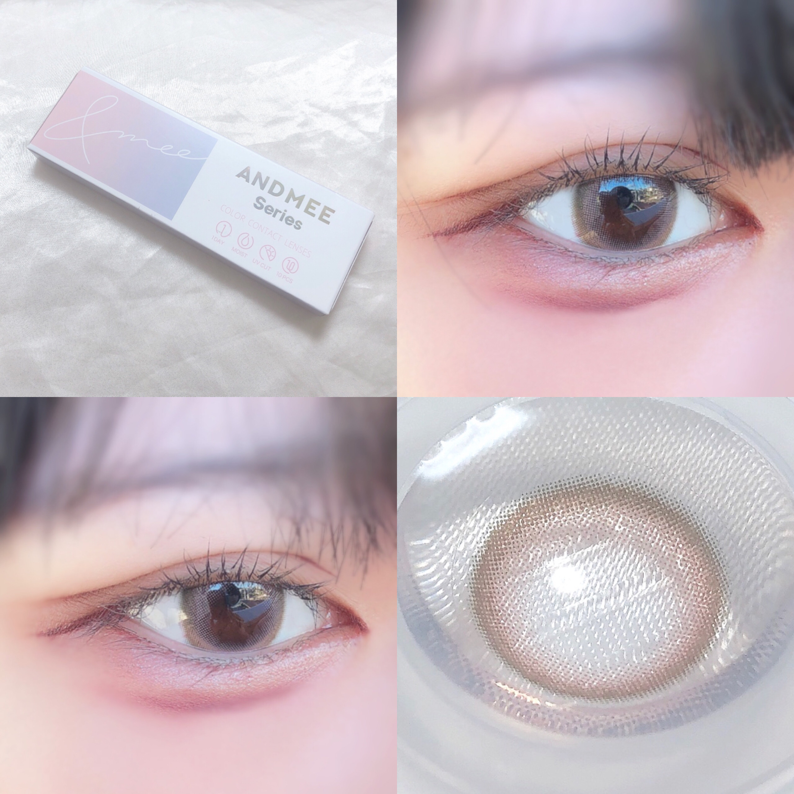 AND MEE 1day チェリーパイ/AngelColor/ワンデー（１DAY）カラコンを使ったクチコミ（2枚目）