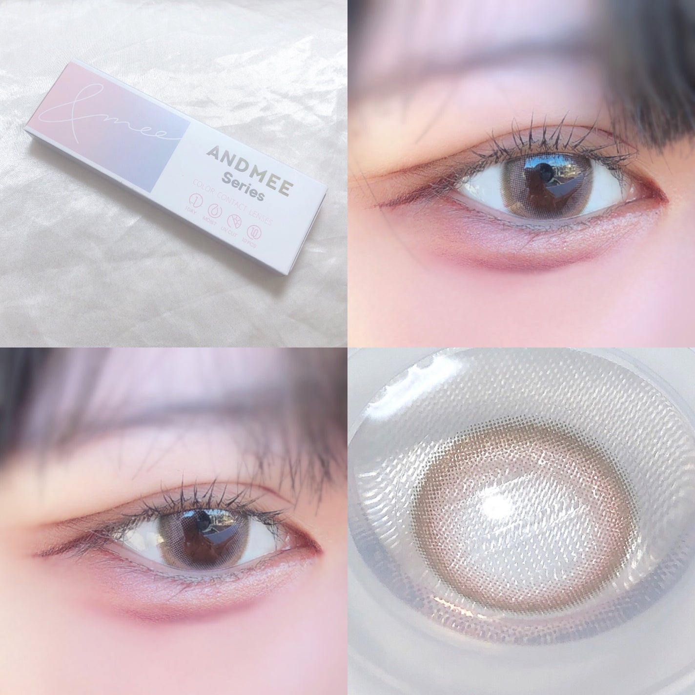AND MEE 1day/AngelColor/ワンデー(1DAY)カラコンを使ったクチコミ(2枚目)