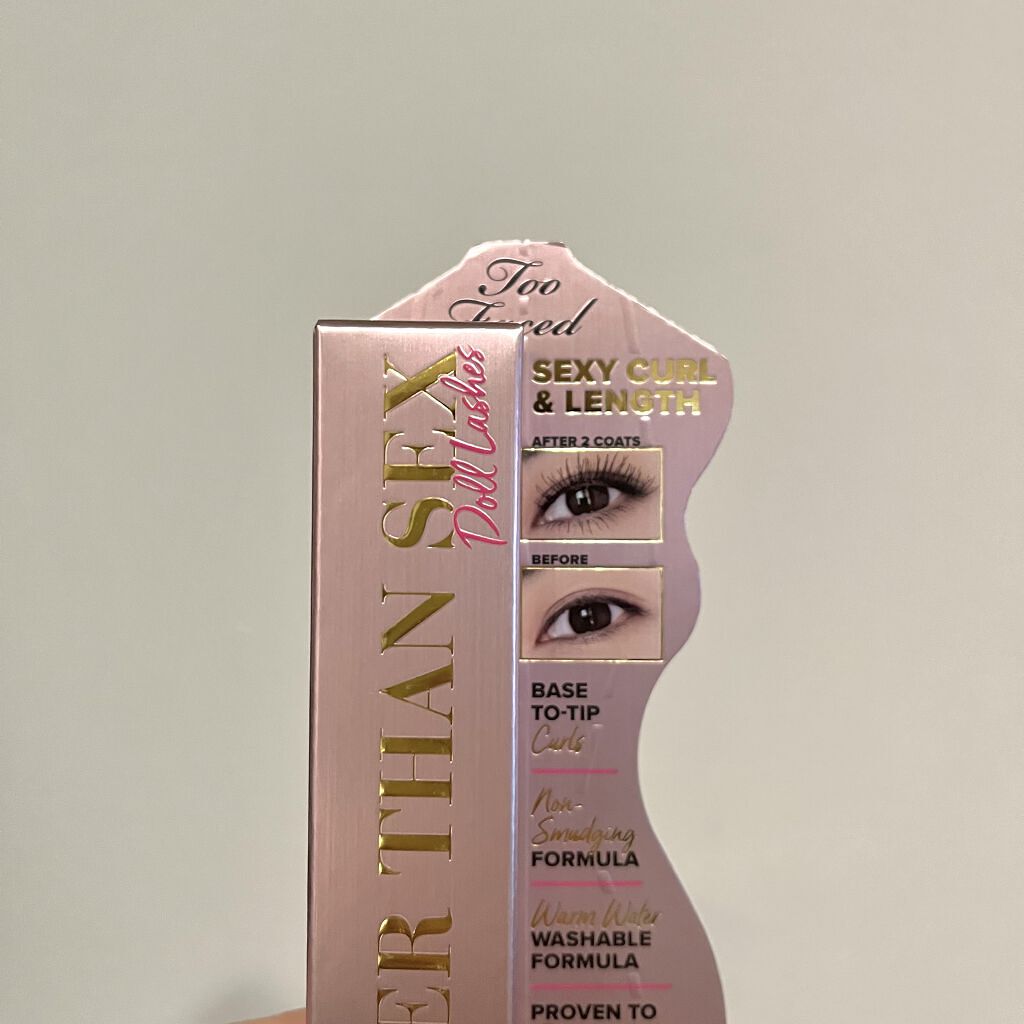 ベター ザン セックス マスカラ ドール ラッシュ/Too Faced/マスカラを使ったクチコミ（3枚目）