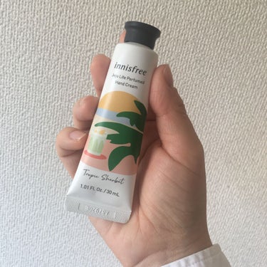 チェジュライフ パフュームド ハンドクリーム N タンジェリンファーム（February）/innisfree/ハンドクリームを使ったクチコミ（2枚目）