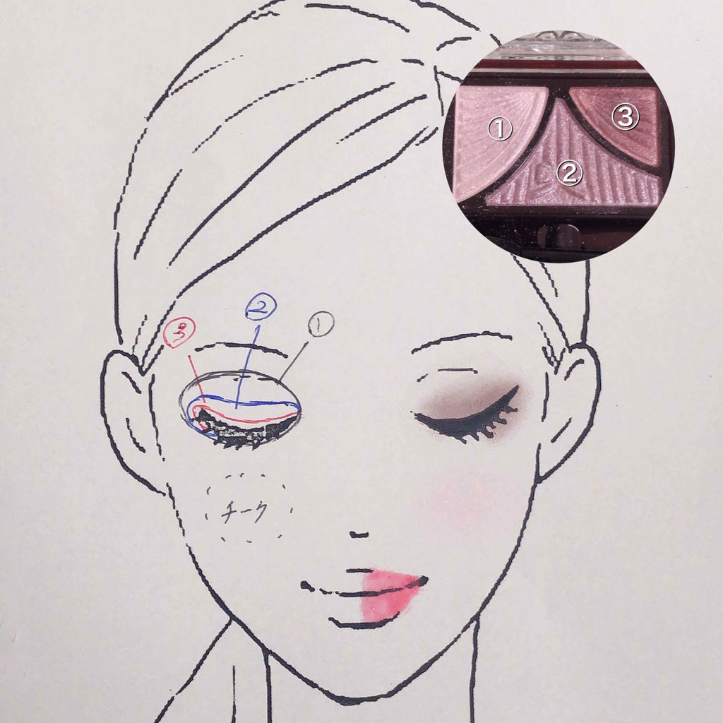 チークカラー/CandyDoll/パウダーチークを使ったクチコミ（3枚目）