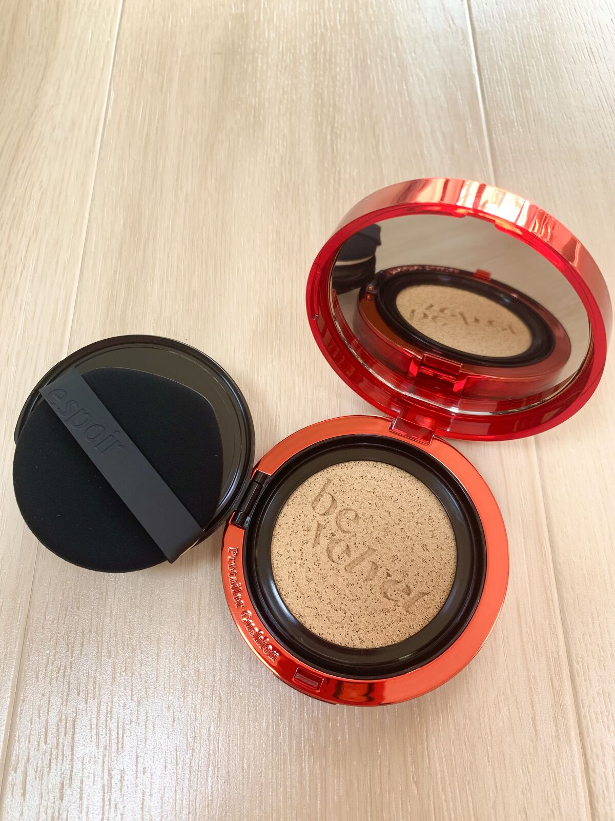 プロテーラービーベルベットカバークッション/espoir/クッションファンデーションを使ったクチコミ（2枚目）