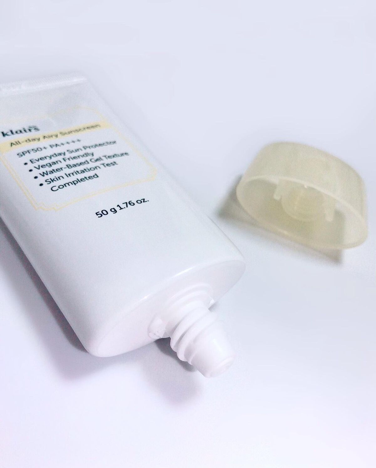 All-day エアリーサンスクリーン50g/Klairs/日焼け止めクリームを使ったクチコミ（3枚目）