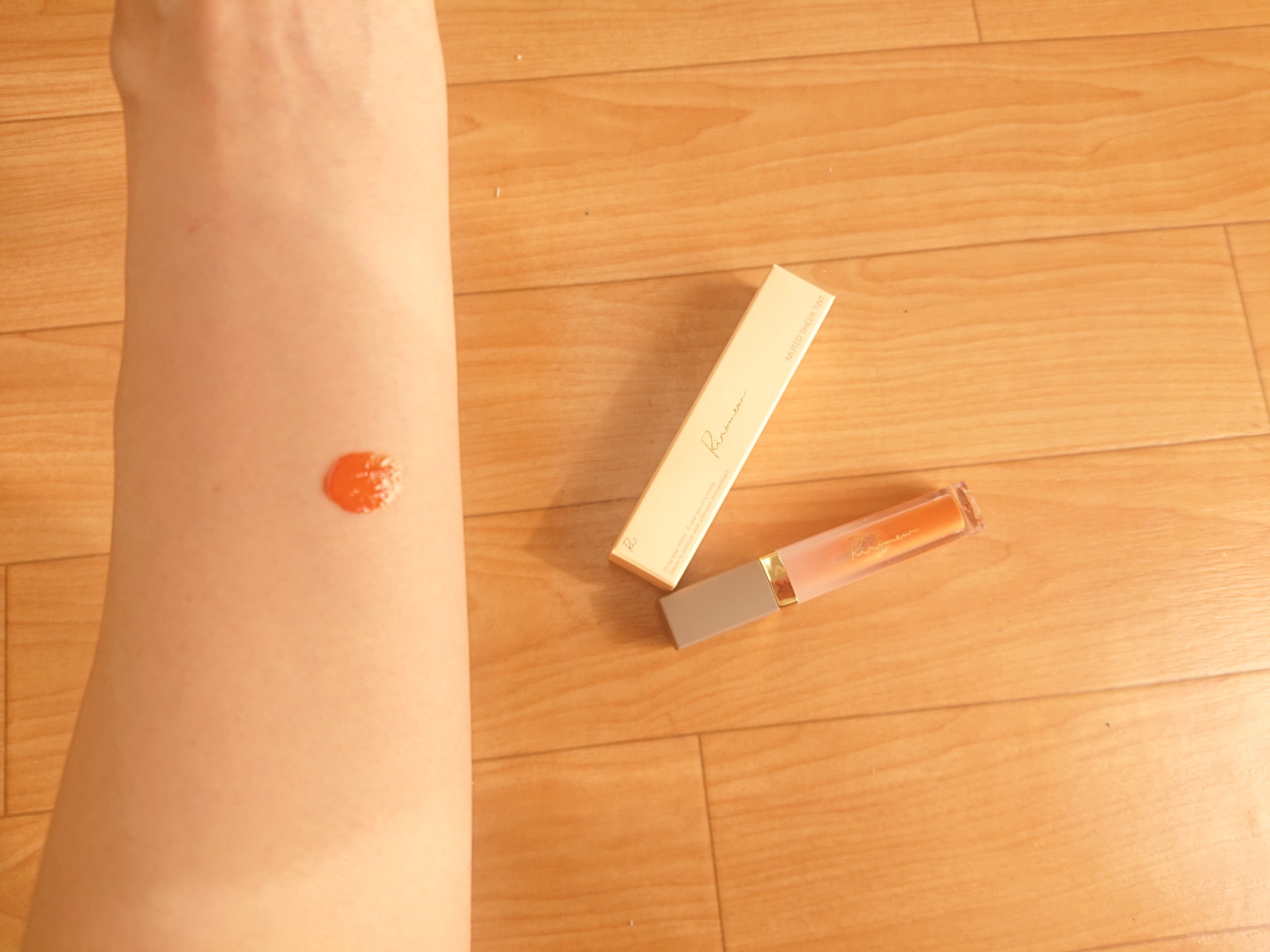 ミューテッドシアーティント/Ririmew/リップティントを使ったクチコミ（1枚目）