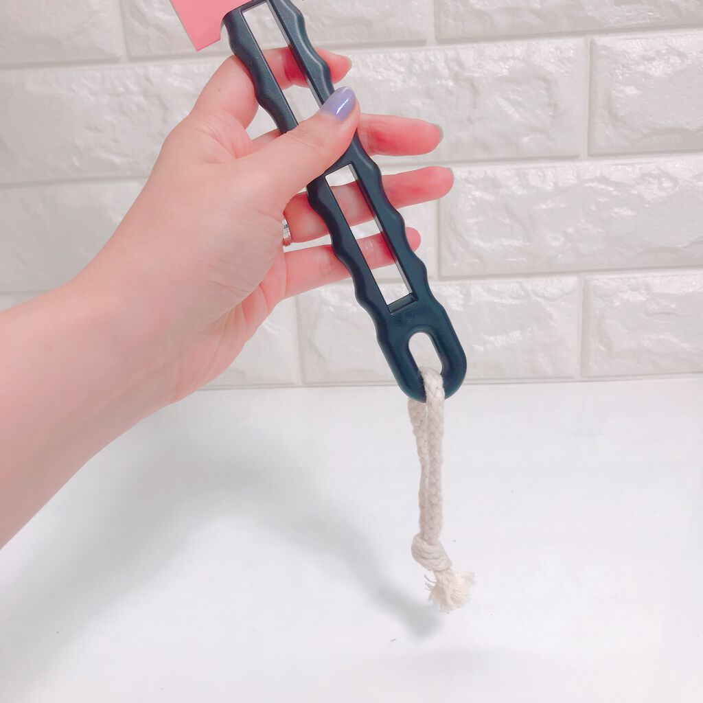 透明肌 竹炭ボディロングロングブラシ/コジット/バスグッズを使ったクチコミ(5枚目)