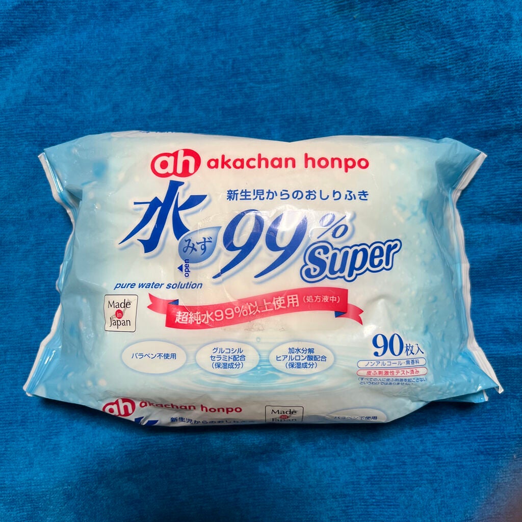 水99%おしりふき/赤ちゃん本舗/ティッシュを使ったクチコミ(1枚目)