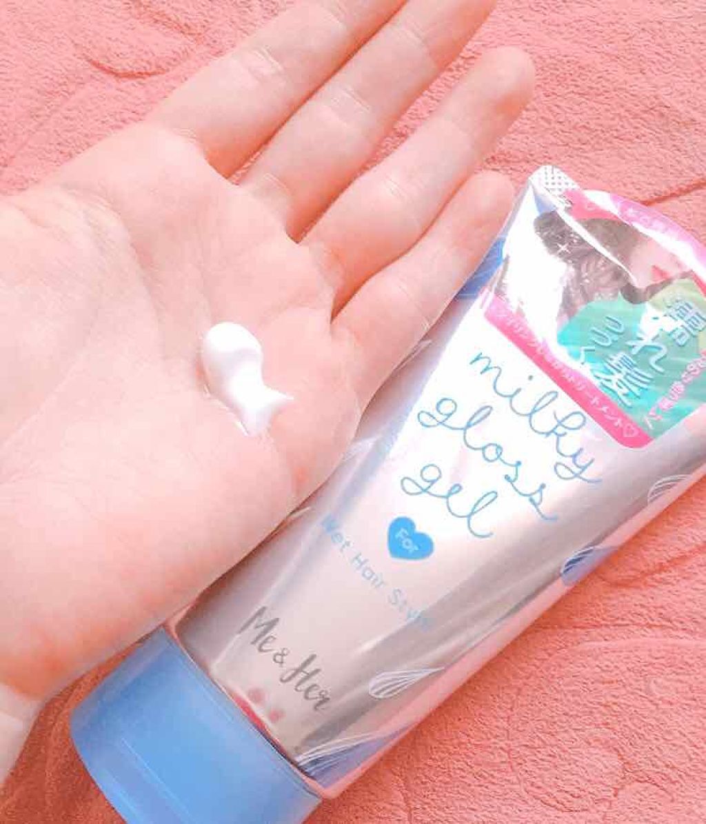 ミルキィグロスジェル/Me&Her/ヘアジェルを使ったクチコミ（2枚目）
