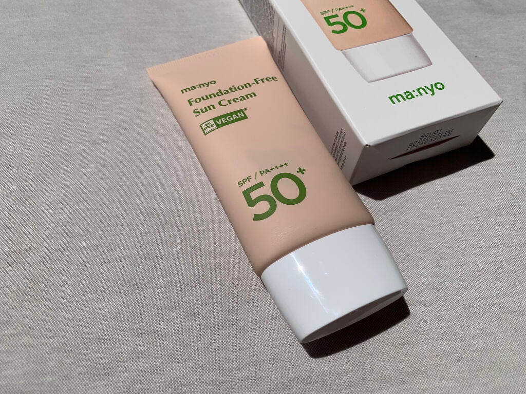 ファンデフリー サンクリーム/manyo/日焼け止めクリームを使ったクチコミ(1枚目)