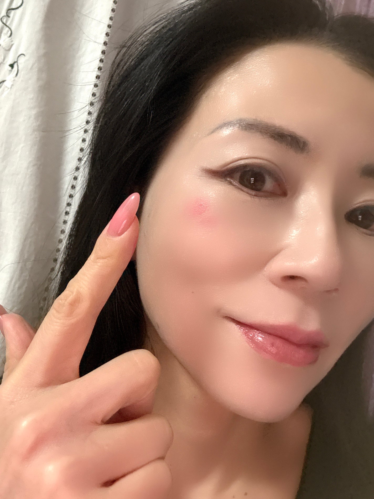 ペタルドロップリキッドブラッシャー/DEAR DAHLIA/リキッドチークを使ったクチコミ(3枚目)