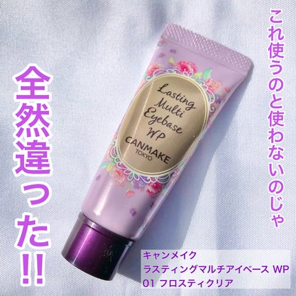 ラスティングマルチアイベース WP/キャンメイク/アイシャドウベースを使ったクチコミ(1枚目)