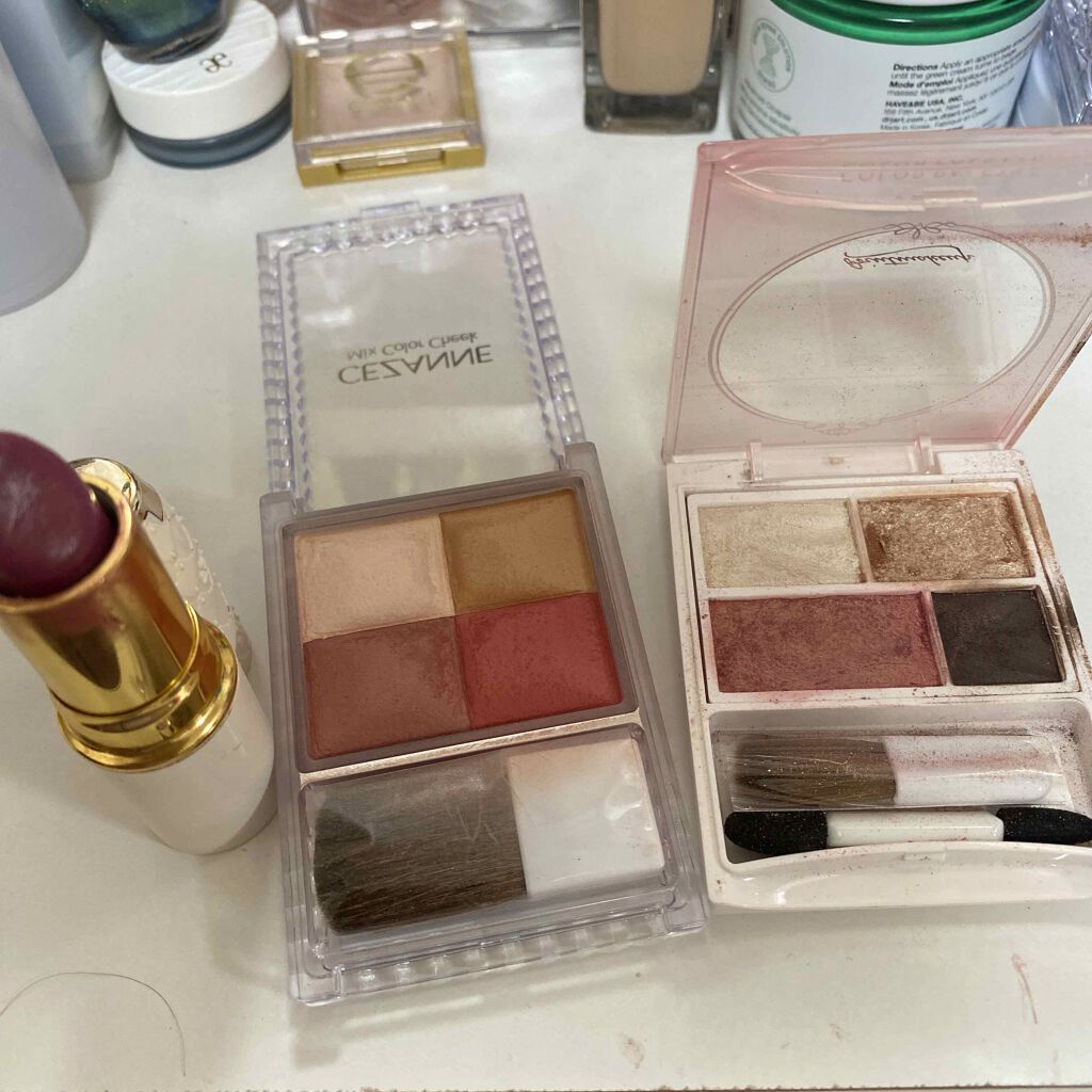 ミックスカラーチーク/CEZANNE/パウダーチークを使ったクチコミ（1枚目）