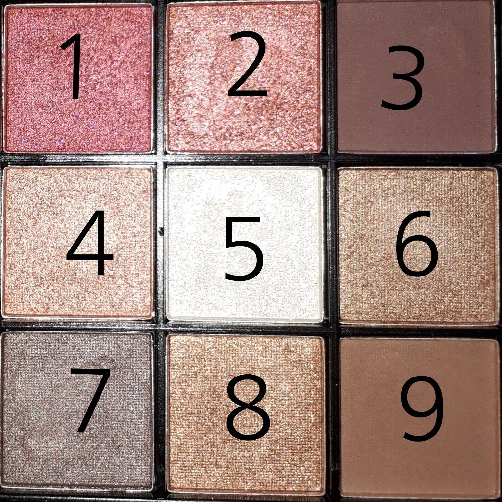 UR GLAM BLOOMING EYE COLOR PALETTE/U R GLAM/アイシャドウパレットを使ったクチコミ(2枚目)
