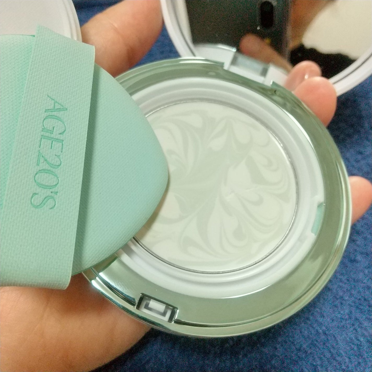 サンエッセンスパクト カーミングロングプロテクション/AGE20’s/日焼け止めクリームを使ったクチコミ(3枚目)