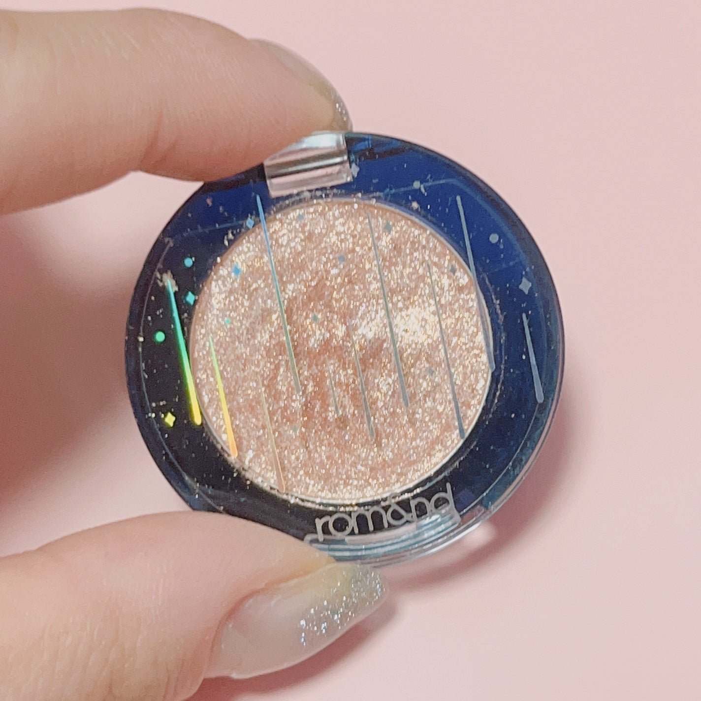 グリッター シャドウ カラー/rom&nd/グリッターを使ったクチコミ(1枚目)