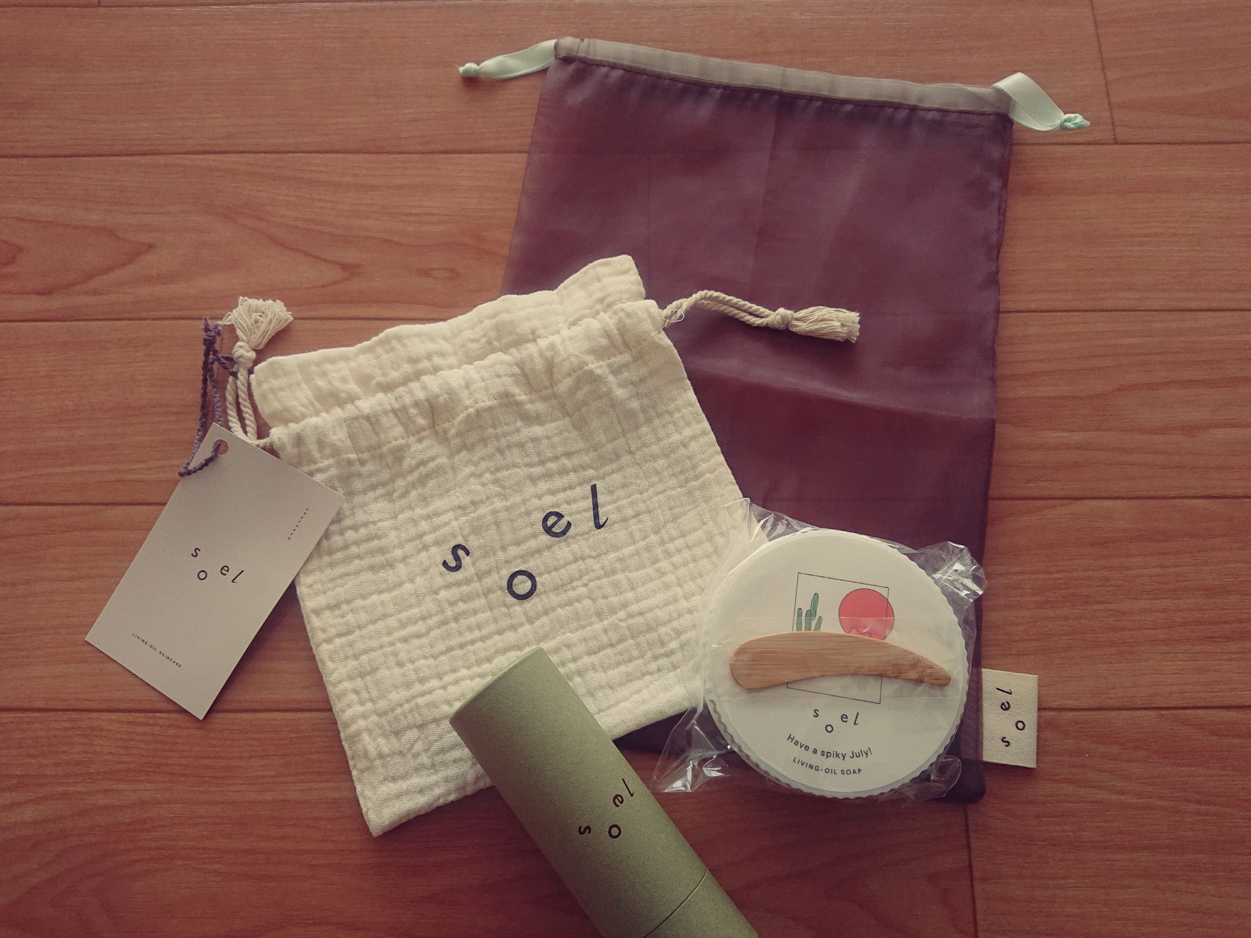 LIVING-OIL SOAP 生せっけん(洗顔・ボディソープ)/soel/洗顔石鹸を使ったクチコミ（1枚目）