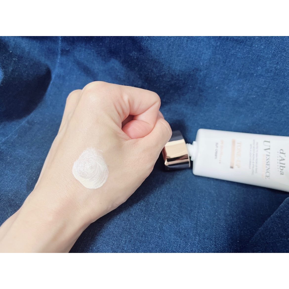 ウォータフルトーンアップサンクリーム/ダルバ/日焼け止めクリームを使ったクチコミ（2枚目）