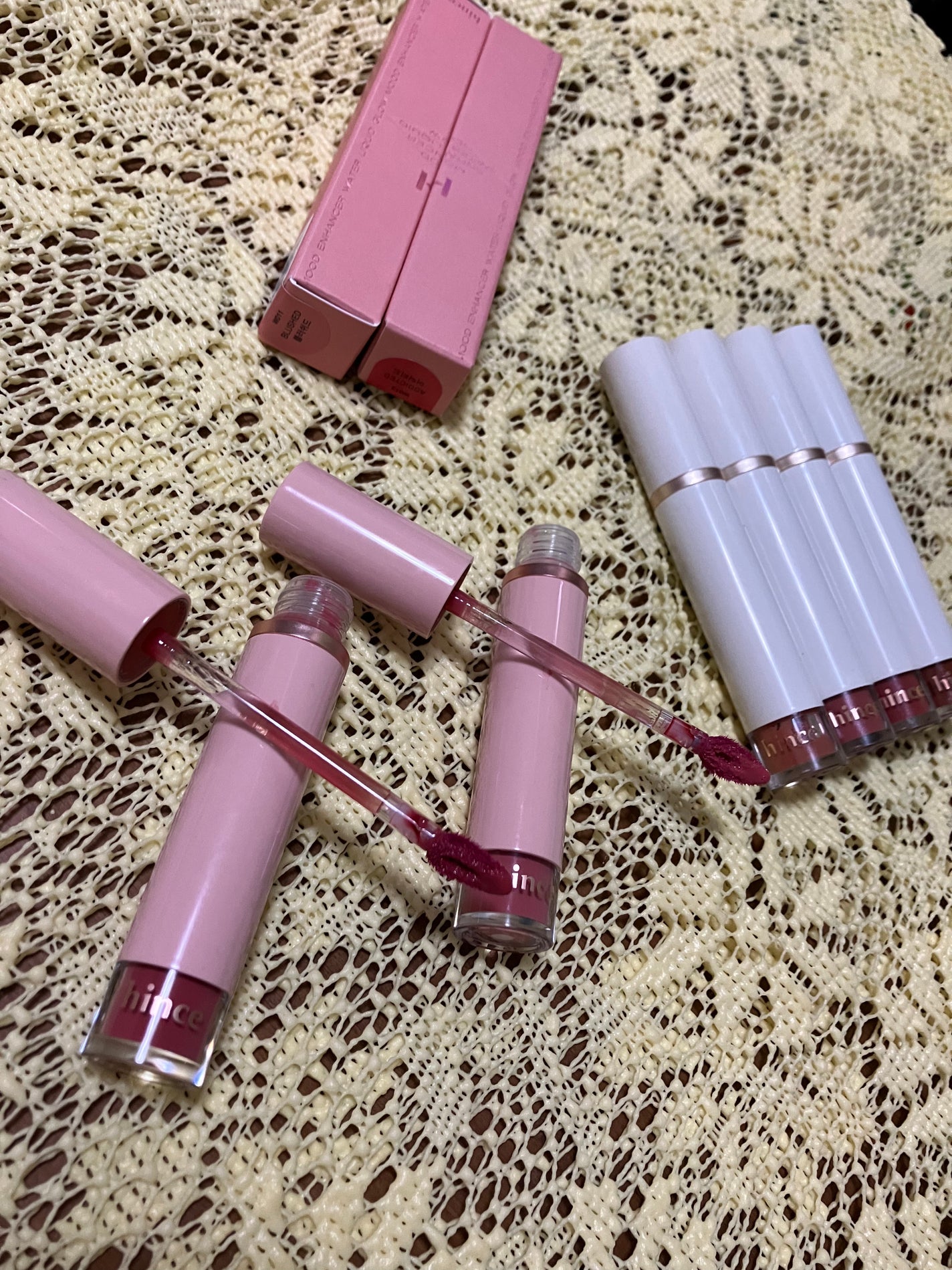 ムードインハンサーウォーターリキッドグロウ/hince/口紅を使ったクチコミ(2枚目)