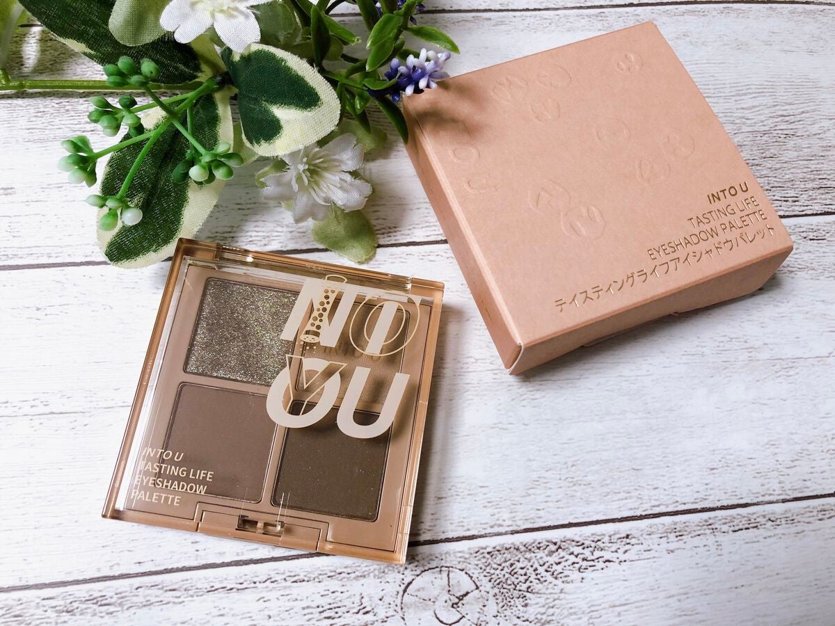テイスティングライフアイシャドウパレット/INTO U/アイシャドウパレットを使ったクチコミ(4枚目)