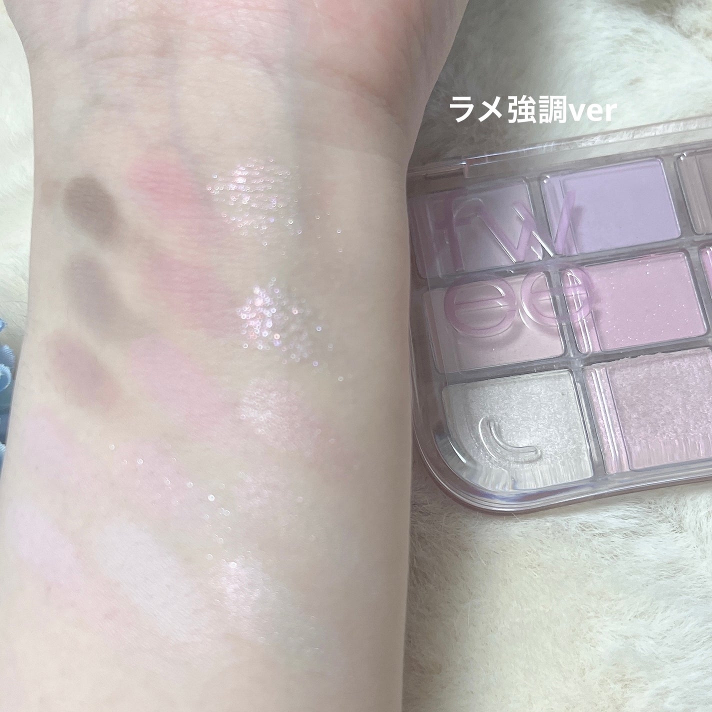 フィー モアムードアイパレット/fwee/アイシャドウパレットを使ったクチコミ(3枚目)