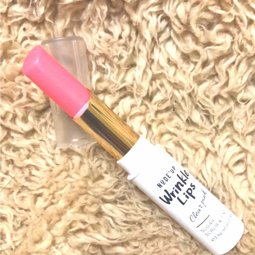 リンクルリップス クリアピンク/NUDE'up/口紅を使ったクチコミ（1枚目）