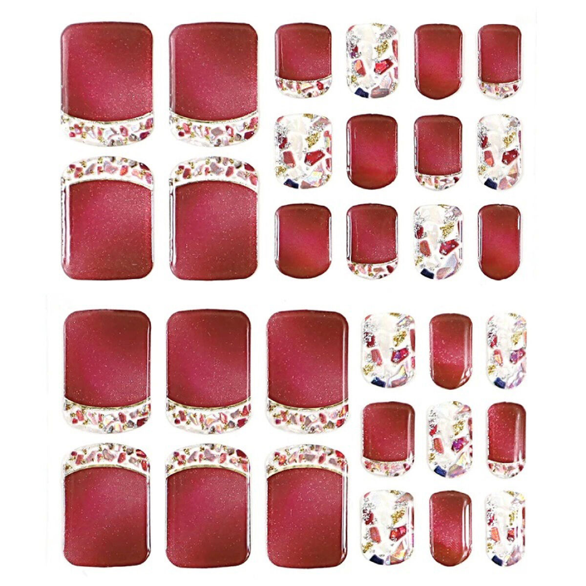 セミキュアジェルネイル フット用 01 ルージュピラート