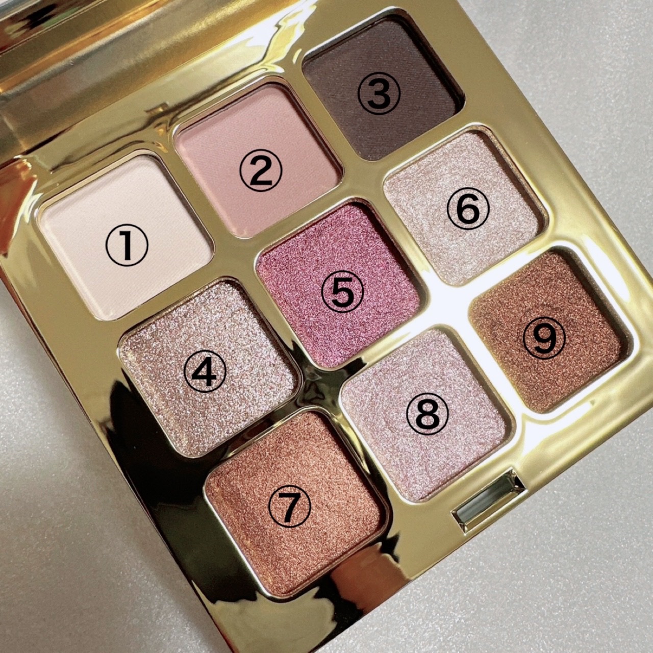 スターライト ドリームス アイシャドウ パレット /ローラ メルシエ/アイシャドウパレットを使ったクチコミ（2枚目）