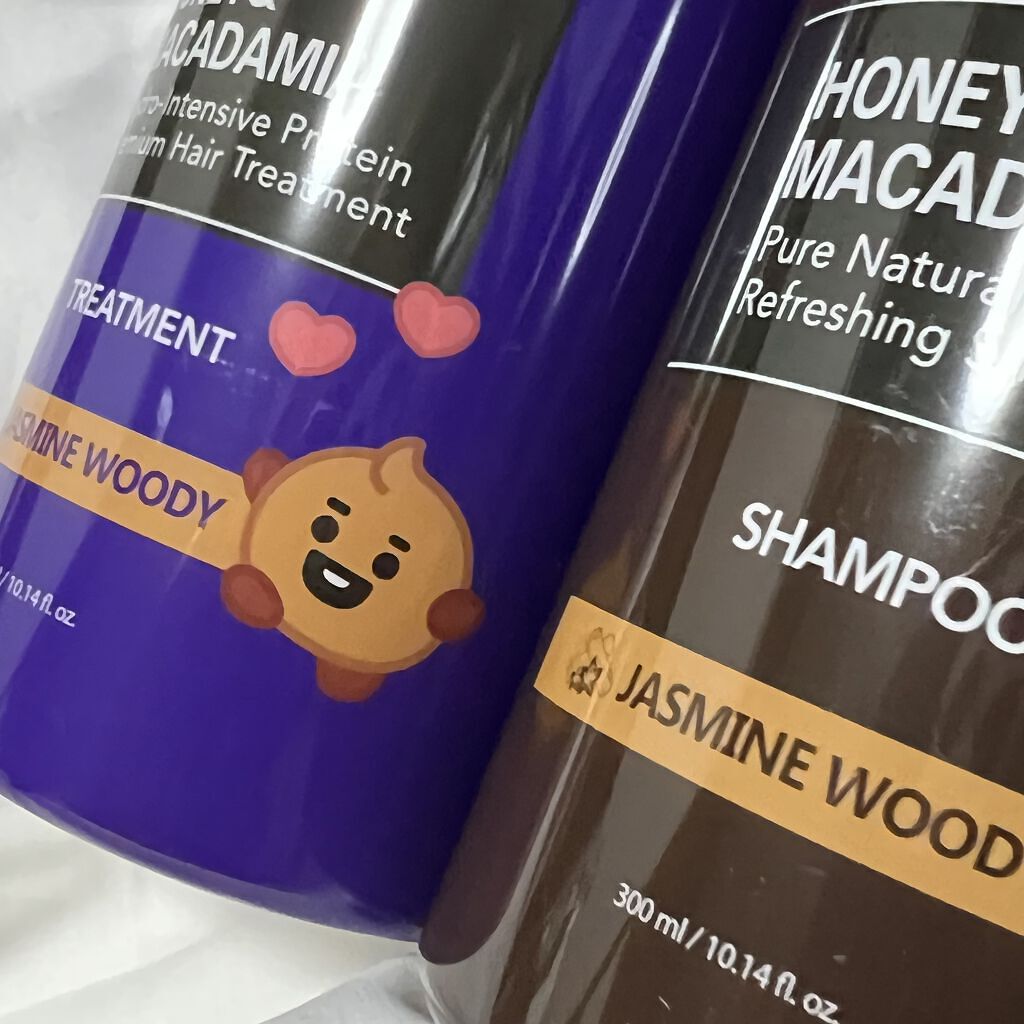 ハニー&マカデミアシャンプー／トリートメント  ジャスミンウッディ Jasmine woody/KUNDAL/シャンプー・コンディショナーを使ったクチコミ（2枚目）