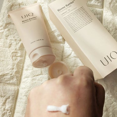 UIQ バイオームバリア クレンジングフォームのクチコミ「#Qoo10メガ割
韓国コスメから

皮膚疾患を研究する会社が発売したブランド「UIQ」のクレ.....」（2枚目）