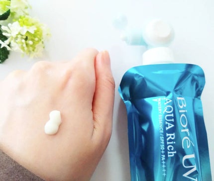 ビオレUV アクアリッチウォータリーエッセンス/ビオレ/日焼け止め・UVケアを使ったクチコミ(3枚目)