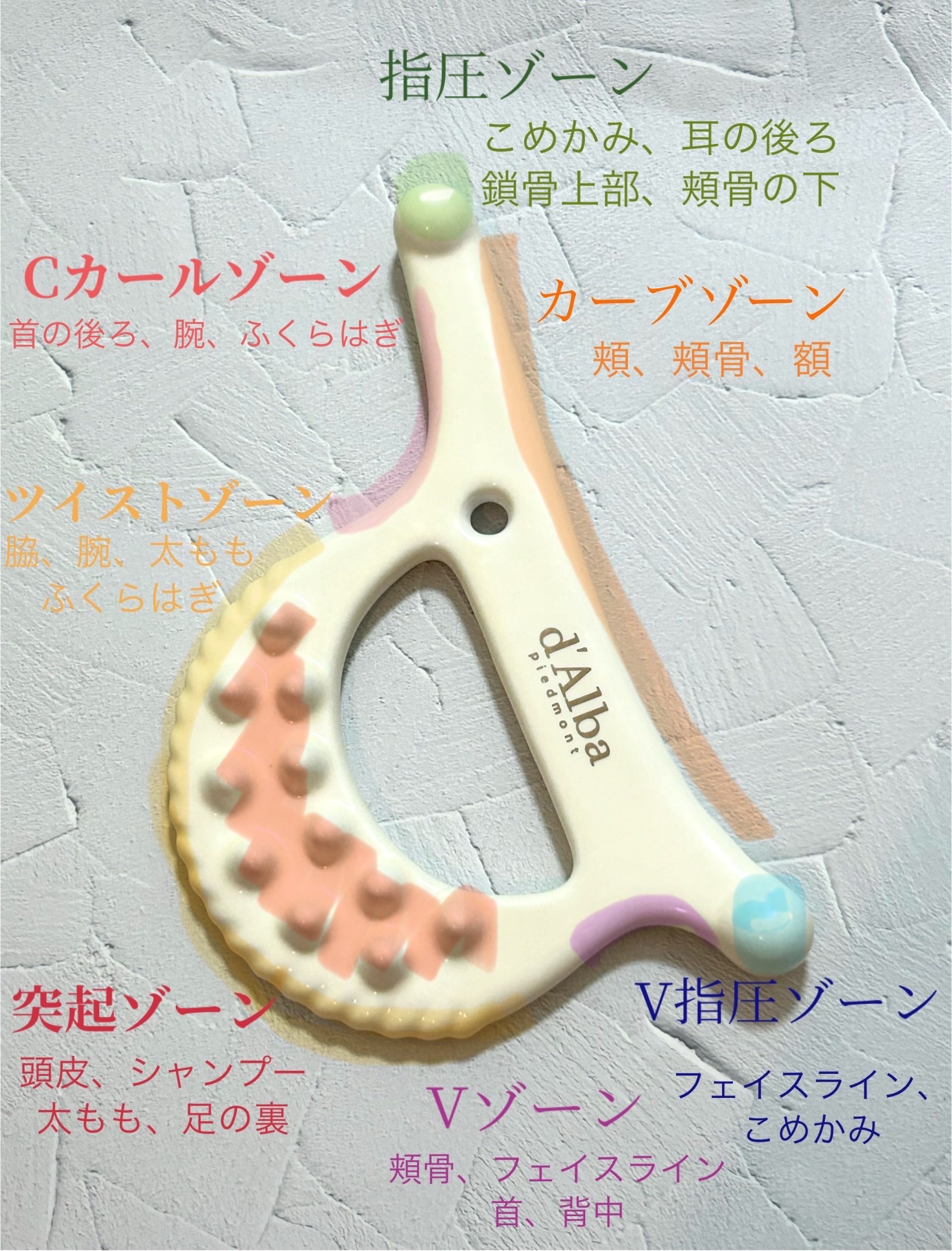 ダルバ スリムフィット セラミック カッサ/ダルバ/美顔器・マッサージを使ったクチコミ（3枚目）