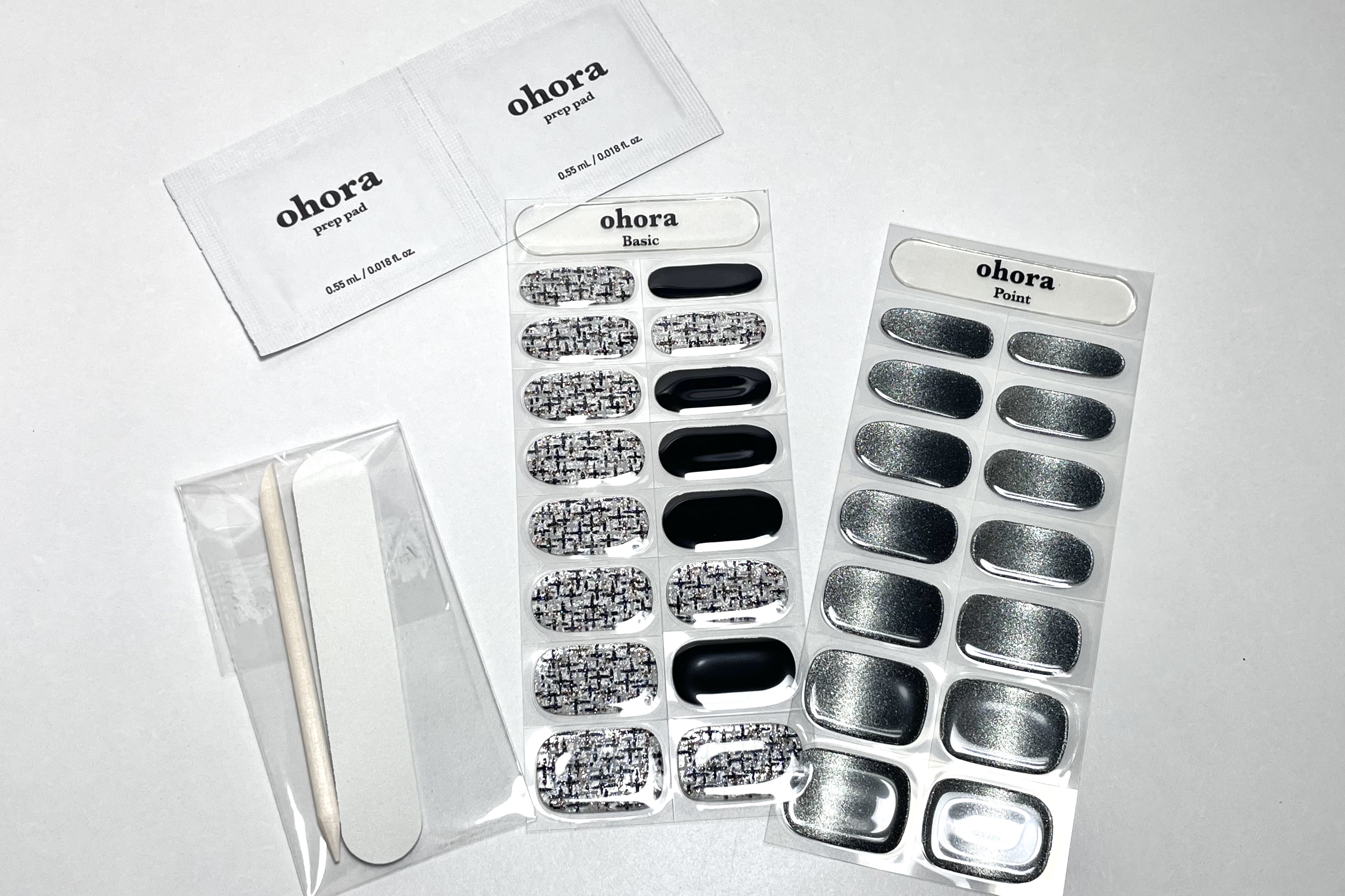 セミキュアジェルネイル（ハンド） ND-320 N Tweed Jacket (party Collection)/ohora/ネイルシールを使ったクチコミ（2枚目）