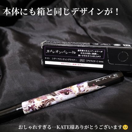シアーペインティングライナー/KATE/リキッドアイライナーを使ったクチコミ(2枚目)