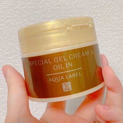 スペシャルジェルクリーム(オイルイン)/アクアレーベル/オールインワン化粧品を使ったクチコミ(2枚目)