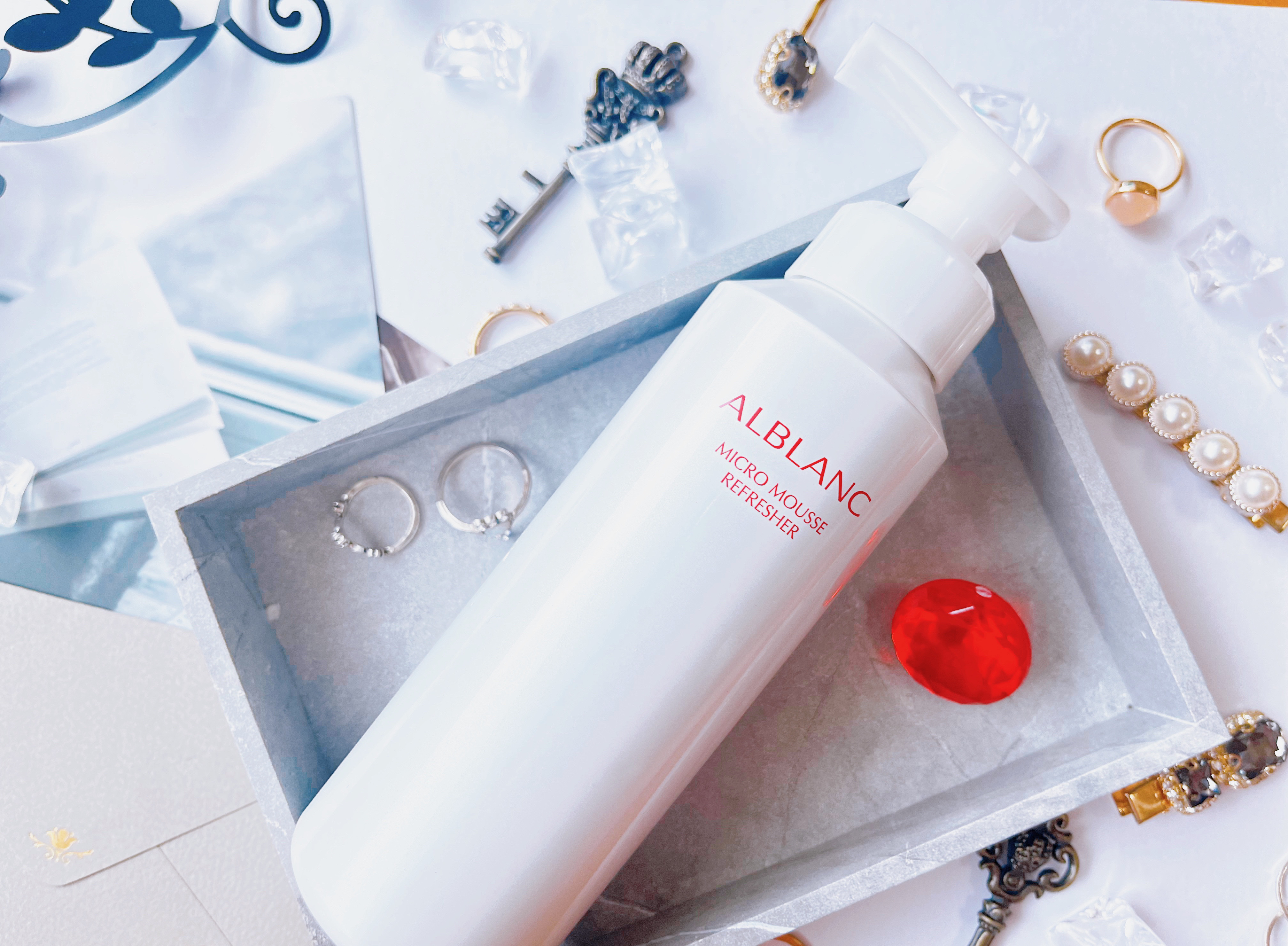 マイクロムース リフレッシャー/ALBLANC/泡洗顔を使ったクチコミ（1枚目）