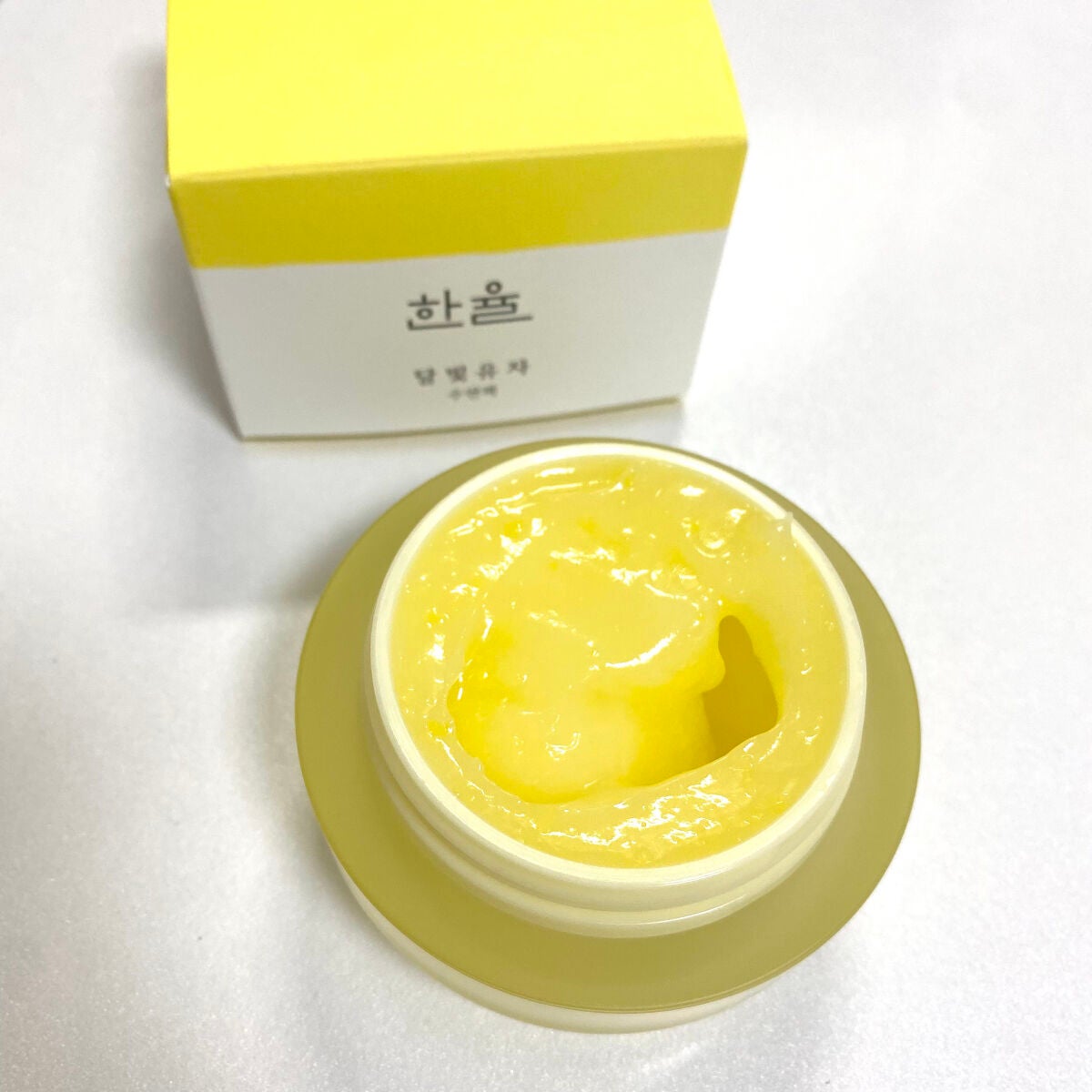 月光ゆず睡眠パック(旧バージョン)/HANYUL(ハンユル)/フェイスクリームを使ったクチコミ(2枚目)